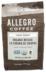 Allegro Coffee, Coffee Mexico Whole Bean Organic, 12 Ounce