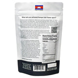 Kampot Sea Salt Flower/Fleur De Sel - Mineral-Rich Artisanal Sea Salt: Nutritious, Crunchy, and Flavorful - Hand-Harvested & Processed - 1.1 LB / 500g