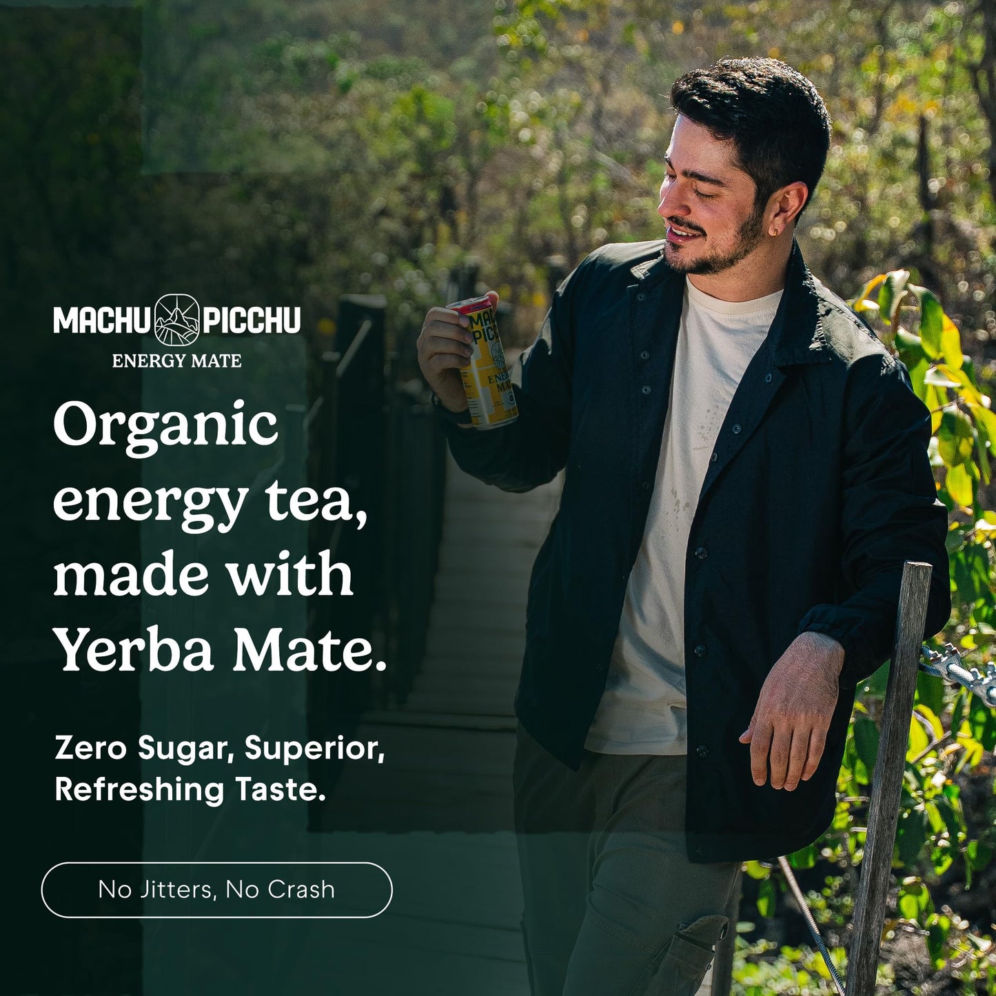 MACHU PICCHU 12-Pack Variety Zero Sugar Energy Mate Drink - Non-Carbonated Yerba Mate, 120mg Organic Caffeine, Smooth Focus Without Jitters or Crash