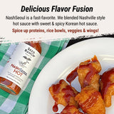 Seed Ranch NashSeoul Hot Sauce - Blend of Nashville & Korean Hot Sauce, Sweet & Spicy, Medium Spice Level, Perfect for Rice Bowls, Veggies, Wings