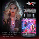 4XP Ultra Nightmare Watermelon Gaming Energy Drink Mix| Low-Caffeine Nootropic Powder with B Vitamins & Watermelon Flavor for Gamers | 50-Serving