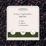 Starwest Botanicals Organic Black Walnut Hull - Cut & Sifted, Use for Tea & Baking, Certified Kosher, Non-GMO - Bulk 1 lb Bag