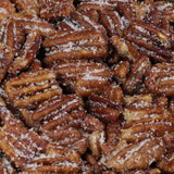 Honey Roasted Pecans by It's Delish, 1.15 LBS Reusable Jumbo Container | Gourmet Pecan Nuts in Honey Sugar Coating, Sweet & Heart Healthy Salted Nut