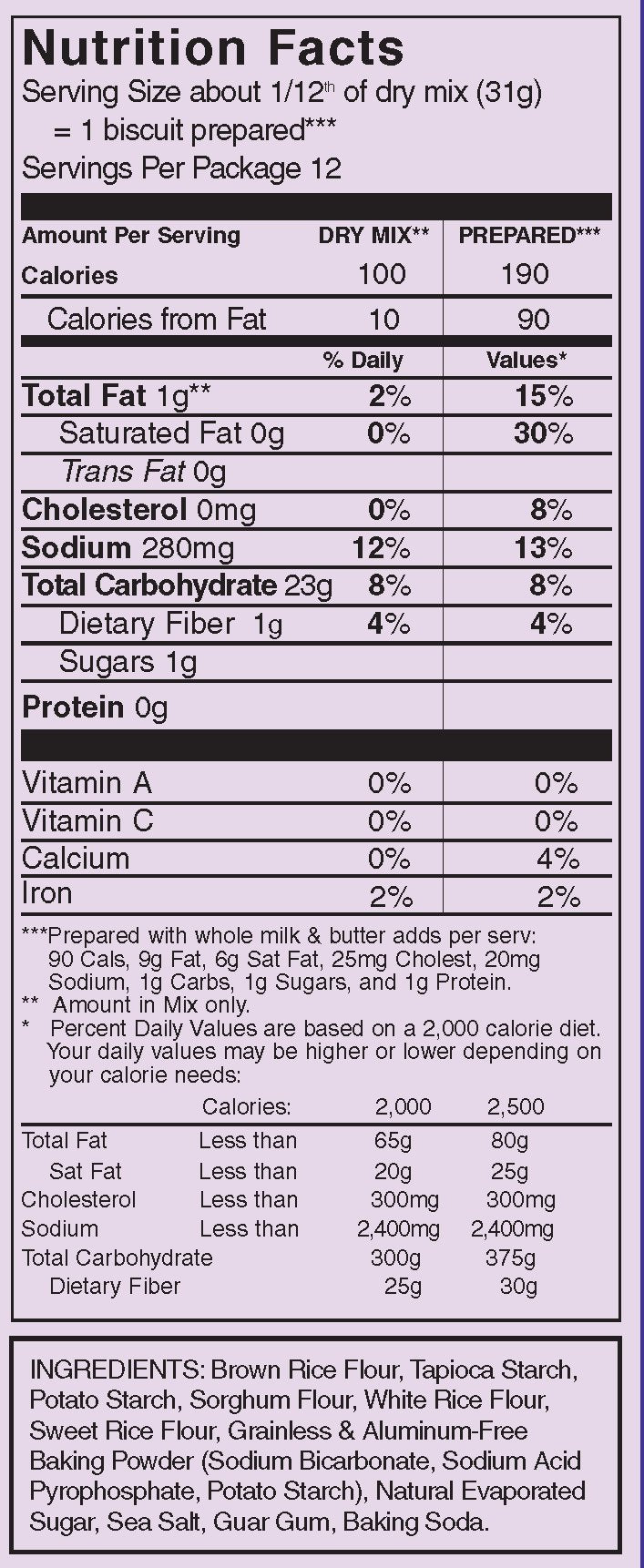 Pamela's Products Gluten Free Biscuit and Scone Mix, 13 Ounce