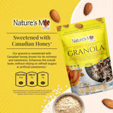 Nature's Mix - Honey Almond Granola - Almonds, Raisins, Dried Currants - Sweetened with Canadian Honey - No Sugar, Salt, or Preservatives - Large
