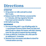 Amazon Grocery, Steel Cut Quick Oats, 25 Oz