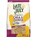 Late July Chia & Quinoa Organic Tortilla Chips, 10.1 Oz Bag