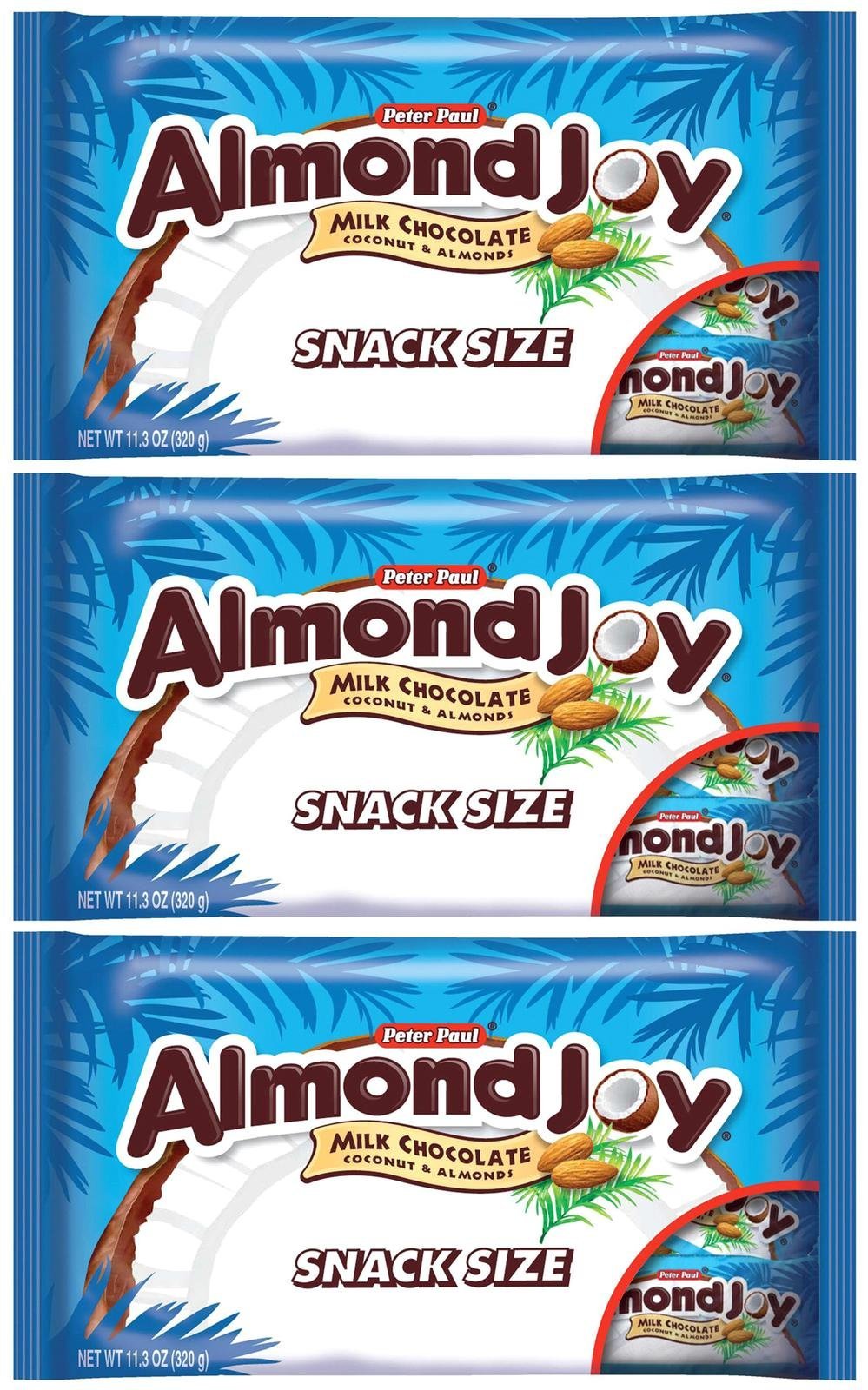 Almond Joy Snack Size Bars - 11.3 oz - 3 pk
