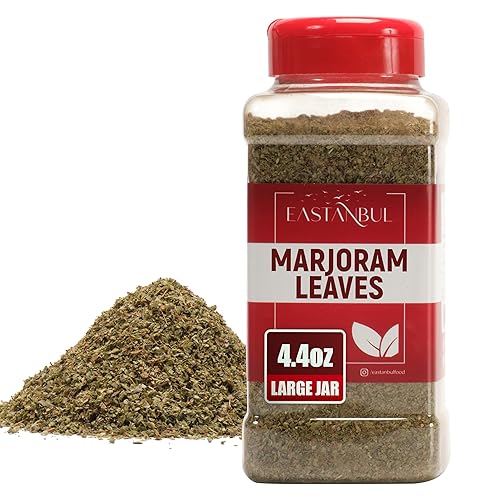 Eastanbul Marjoram, 4.41oz, Dried Marjoram Spice, Seasoning for Cook and Tea, Mejorana, Majoram, Mediterranean Seasoning, Natural, Gluten Free, Vegan