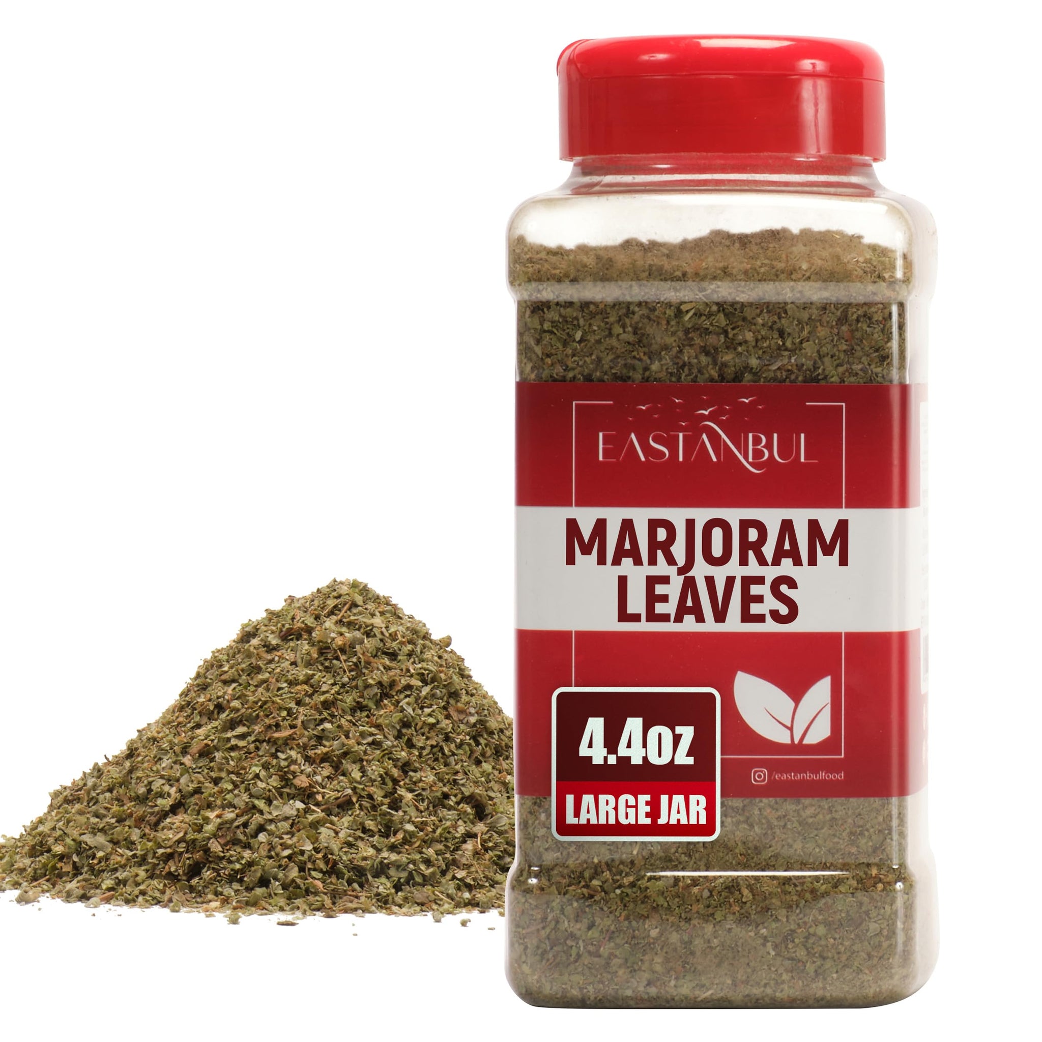 Eastanbul Marjoram, 4.41oz, Dried Marjoram Spice, Seasoning for Cook and Tea, Mejorana, Majoram, Mediterranean Seasoning, Natural, Gluten Free, Vegan