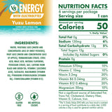 V8 Energy Yuzu Lemon Energy Drink, 8 fl oz Can, 6 pack