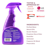 HOPE'S Perfect Countertop Cleaner and Polish - Streak-Free Multi Surface Cleaning Spray - Kitchen Spray for Granite, Quartz, Marble, Stone, Laminate