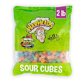 WARHEADS Cubes - Sour, Sweet & Fruity Chewy Candy with New Sour Fruity Flavors: Orange, Watermelon, Blue Raspberry, Black Cherry, Strawberry & Green