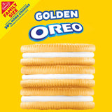 OREO Golden Sandwich Cookies, Family Size, 18.12 oz