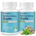Remineralizing Chewing Gum - Nano Hydroxyapatite Gum with Xylitol for Oral Care, Teeth Remineralization & Fresh Breath | Sugar-Free, Mint Flavor