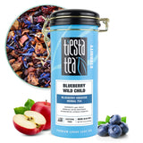 Tiesta Tea Blueberry Wild Child, Loose Leaf, Blueberry Hibiscus Herbal Tea, Premium Non-Caffeinated Blend, Make Hot or Iced, Brews Up to 50 Cups, 5.5