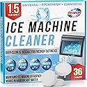 Ice Machine Cleaner Tablets - Ice Maker Cleaner & Descaler for Countertop, Nugget & Commercial Units - Citric Acid-Based - 36 Tablets (Up to 1.5-Year