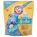 Arm & Hammer, 5 in 1 Power Paks Concentrated Clean Burst Laundry Detergent, 24 Count