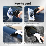 XHalvaen Electric Window Vacuum Squeegee Cordless, 2000Pa Electric Window Cleaner Tool Set, Rechargeable Window Vac, Window Squeegee Electric Cleaning