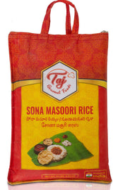 TAJ Sona Masoori Rice 10lbs | Short Grain White Rice | Product of India