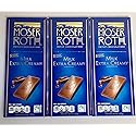 Moser Roth Milk Extra Creamy Chocolate - Pack of 3 - 13.2oz bars (Made in Germany)