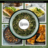 Culinary Genie Salt-Free Garden Herbs Seasoning Blend - Ranch Style Dip & Dressing Mix, Dairy-Free, No Salt Added