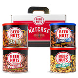 Beer Nuts Brand Snacks, Original Nutcase, Perfect for Gifting, Original Peanuts, Original Bar Mix, Cashews, Almonds, Sweet & Spicy Bar Mix, Resealable