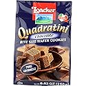 Quadratini Chocolate Wafer Cookies 8.82 Ounces (Case of 8)