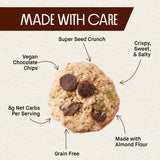 Urban Remedy Organic Superfood Cookies Chocolate Chip - Bite-Sized, Grain-Free Cookies With Almond Flour, Vegan Chocolate Chips & Seeds. Gluten-Free