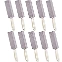 Honoson Pumice Stones for Cleaning with Handle Pumice Sticks for Removing Toilet Bowl Ring, Bath, Household, Kitchen(10 Packs)
