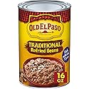 Old El Paso Traditional Canned Refried Beans, 1 Can, 16 oz