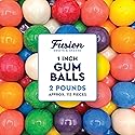 Gumballs 1 Inch - 2 Pound Bag - Gum Balls For Gumball Machine - Gumballs Bulk - Gum Ball Machine Refill - Assorted Fruit Flavor - Bubble Gum