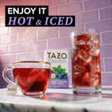 TAZO Herbal Tea Bags, Stress Unwind Blueberry Lavender Lemon Balm, 16 Count (Pack of 1)
