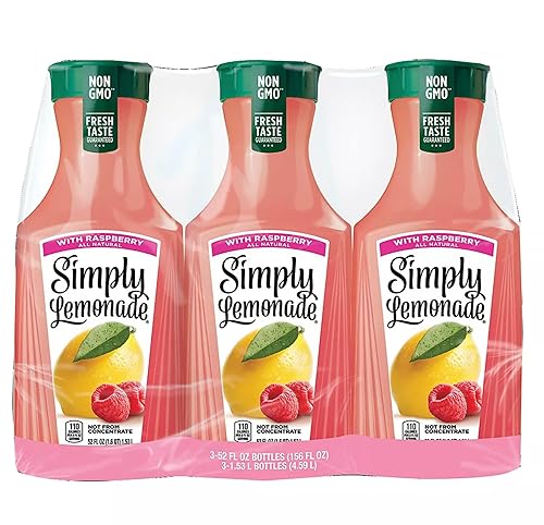 Valpa Simply Lemonade with Raspberry, 3 pk./52 oz.