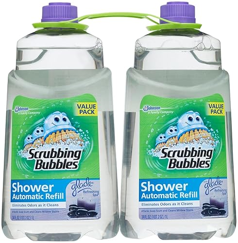 Scrubbing Bubbles Auto Shower Cleaner Refill Everyday Value Pack Single Unit Twin Pack