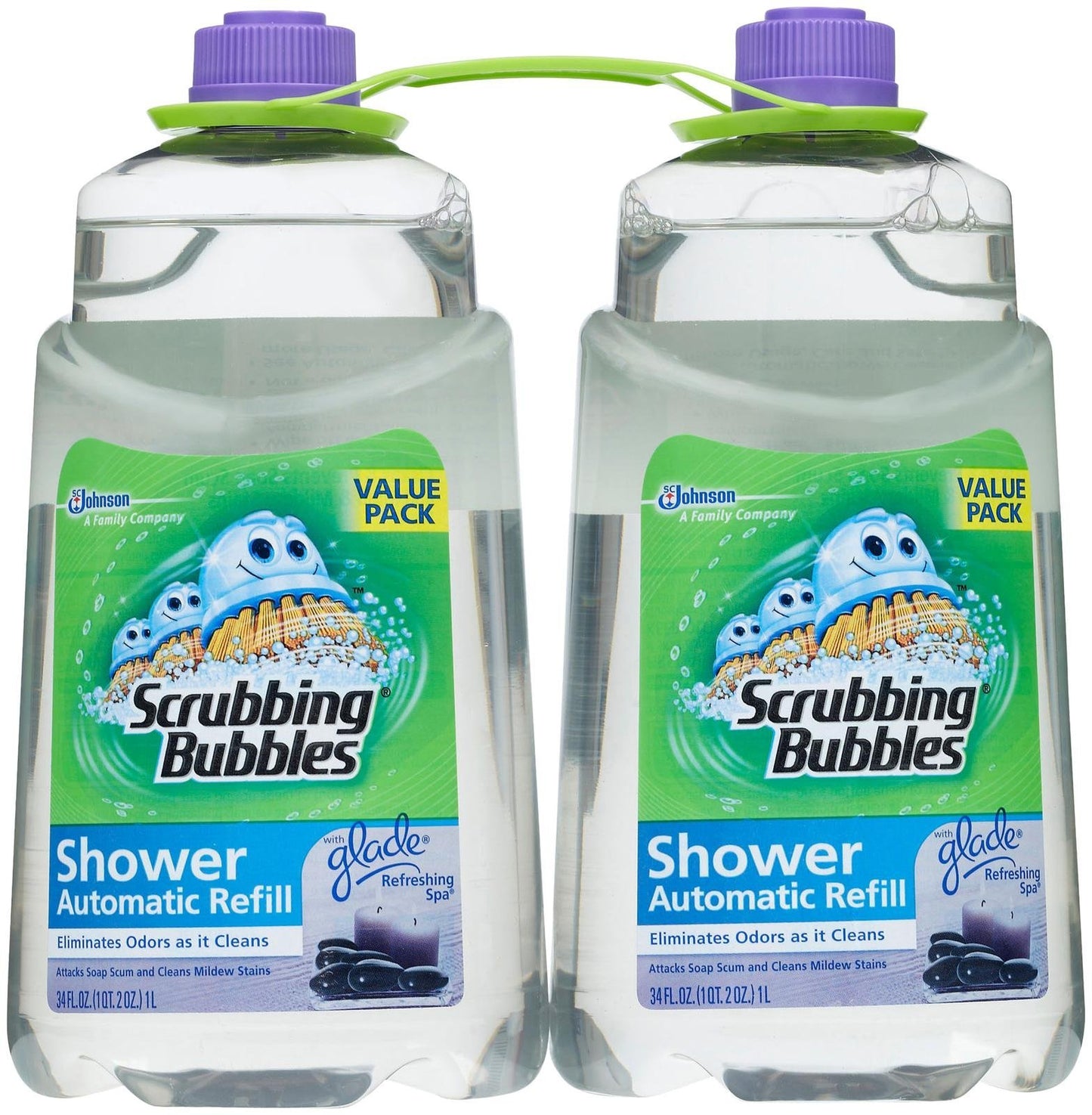 Scrubbing Bubbles Auto Shower Cleaner Refill Everyday Value Pack Single Unit Twin Pack