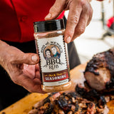 Boo and Henry's BBQ NOT SO HOT Variety 4-Pack for Barbecue, Rub Me Tender Seasoning Plus Smokin' Mild, Red Hot Vinegar, and World Champion Sweet