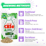 CBSe Hierbas Serranas - Loose Leaf Yerba Mate Tea with Mountain Herbs, Naturally Caffeinated, Gluten-Free, 1 kg (2.2 lbs)