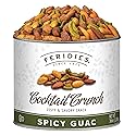 FERIDIES Gourmet Cocktail Crunch Spicy Guac Snack Mix for Adults with Tangy Buffalo and Guacamole Flavors, Premium Virginia Peanuts, Almonds, Sesame