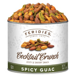 FERIDIES Gourmet Cocktail Crunch Spicy Guac Snack Mix for Adults with Tangy Buffalo and Guacamole Flavors, Premium Virginia Peanuts, Almonds, Sesame