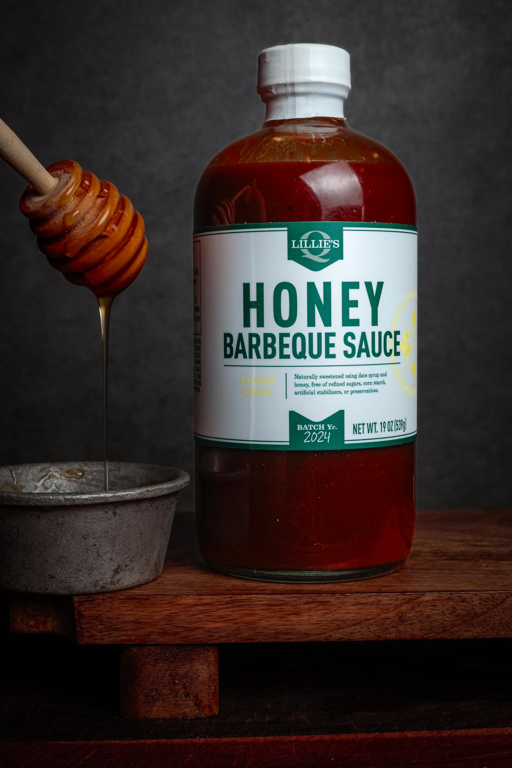 Lillies Q Honey Barbeque Sauce, 19 OZ