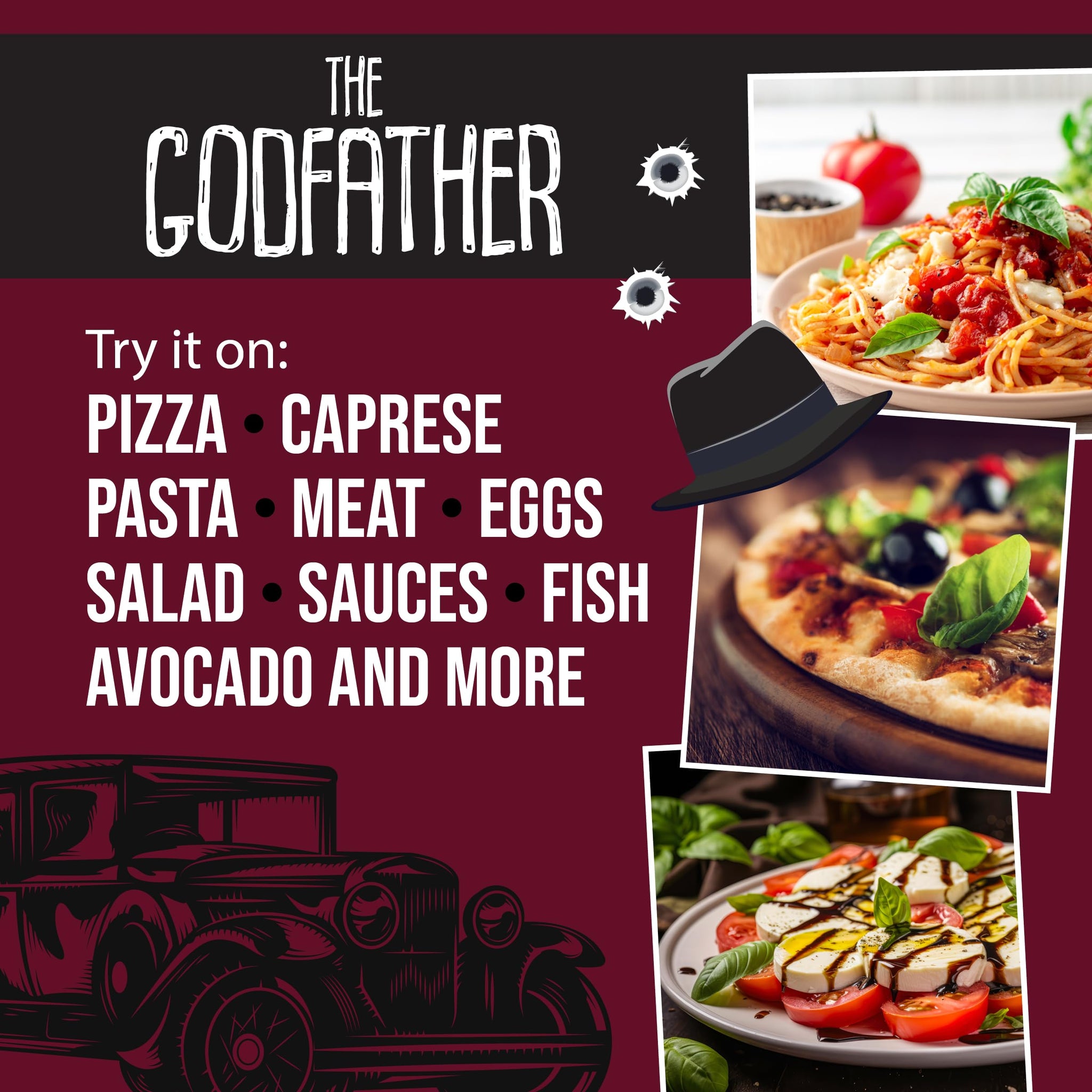 Organic Italian Seasoning, The Godfather by Flavor Seed, Mediterranean Blend of Herbs and Spices for Pasta Salad, Tomato Sauces, Pizza Toppings