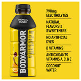BODYARMOR Sports Drink, Tropical Punch, Electrolyte Drink Hydration, 16 Fl Oz Bottles (12 Pack), Flavored Coconut Water with B Vitamins & Antioxidants