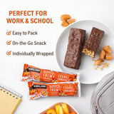ZENVOIRA Gift Snack Box - includes Kirkland Dipped & Chewy Caramel Granola Bars - 48 Count (31g Each) - Soft & Chewy Snack Bars, Custom Pack, Packed