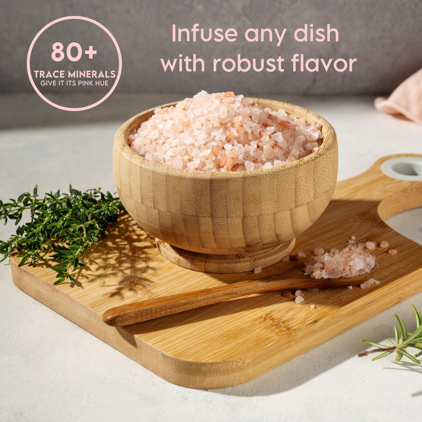 LA Salt's Kashmir Pink® Himalayan Salt, Powder Grain (0.1-0.3mm), 55 Pound Bulk Bag