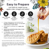eat G.A.N.G.S.T.E.R. Vegan Pancake & Waffle Mix - Allergy-Friendly Baking Mix, Grain-Free, No Dairy, Nuts, Gluten, Dairy - For Paleo & AIP Diets, Fluffy Pancake & Crispy Waffle Breakfast Food