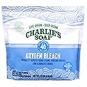 Charlie's Soap Oxygen Powered Bleach Powder, Color Bleach For Clothes, Safe Bleach for White Clothes, An Unscented Fragrance Free Non Chlorine Bleach