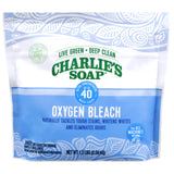 Charlie's Soap Oxygen Powered Bleach Powder, Color Bleach For Clothes, Safe Bleach for White Clothes, An Unscented Fragrance Free Non Chlorine Bleach