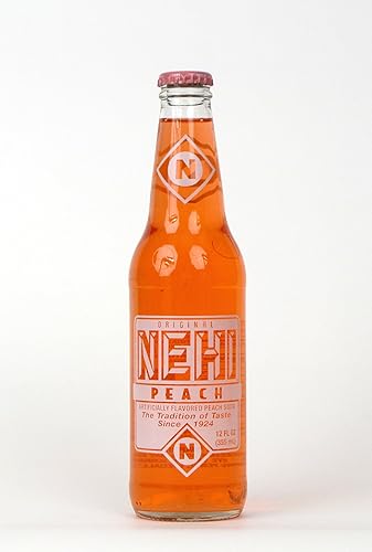 Nehi Peach Soda, 12 Ounce (6 Glass Bottles)