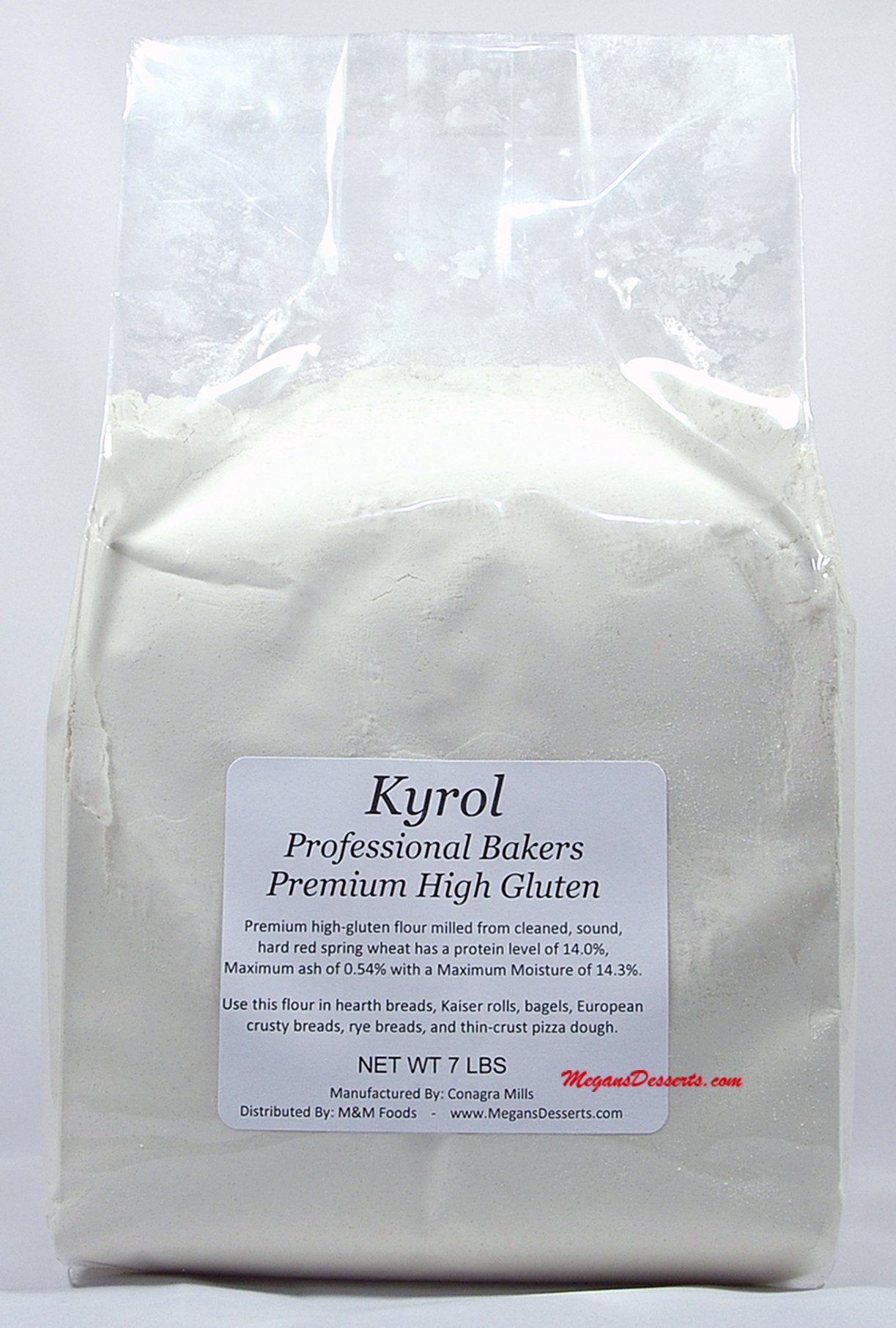 Premium High Gluten Flour - Unbleached - 7 lbs